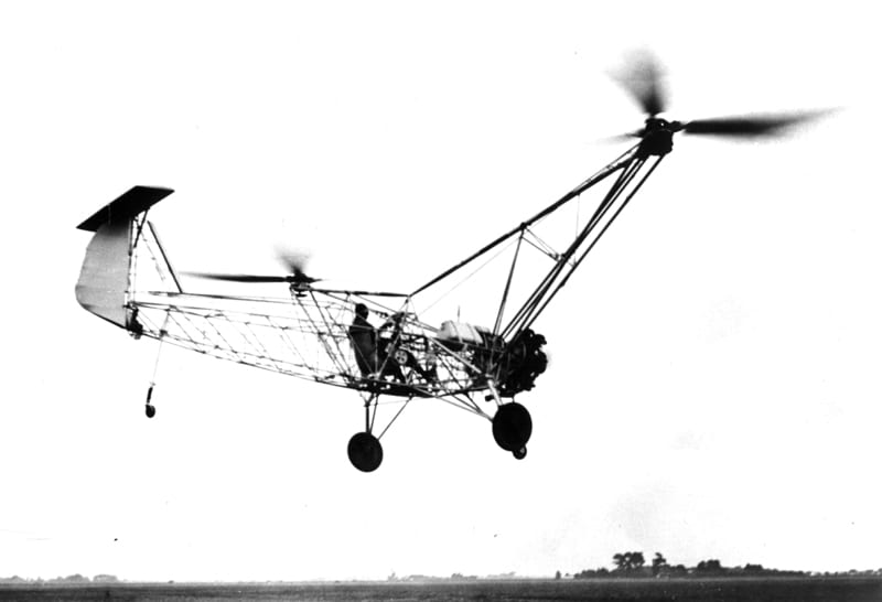 World War II German Helicopters – Henrich Focke's Fa 61