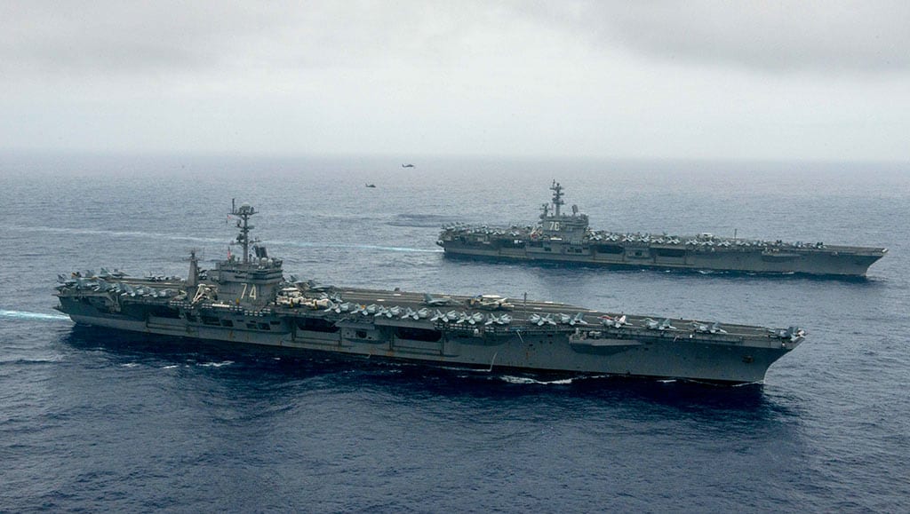 Dual Carrier Strike Group Ops in Western Pacific | Defense