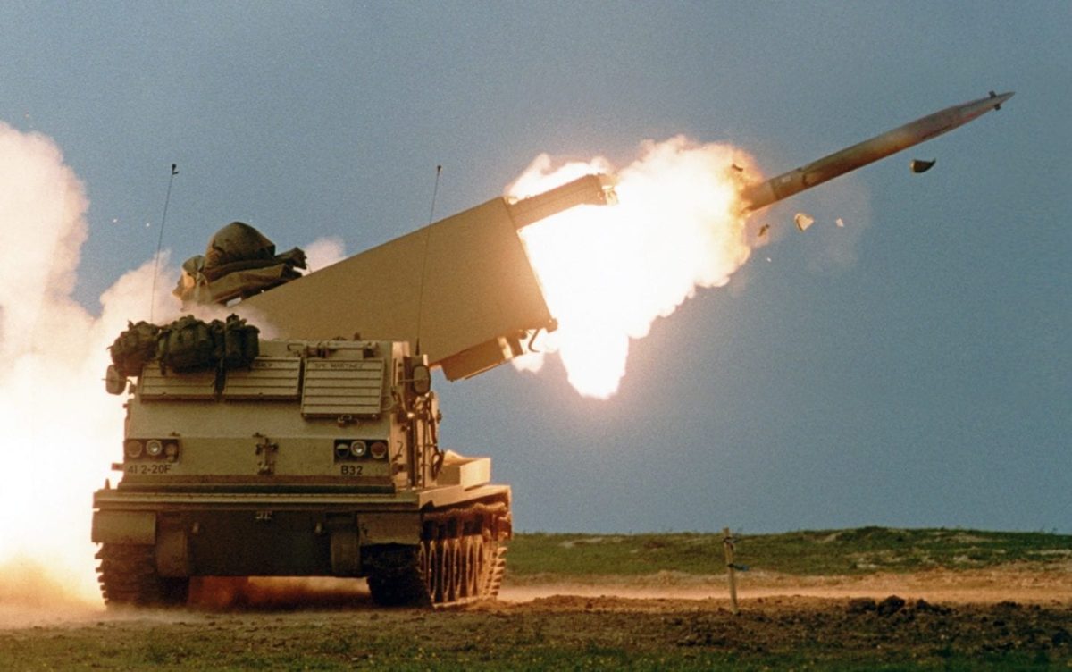 US Soldiers Fire Multiple Launch Rocket System